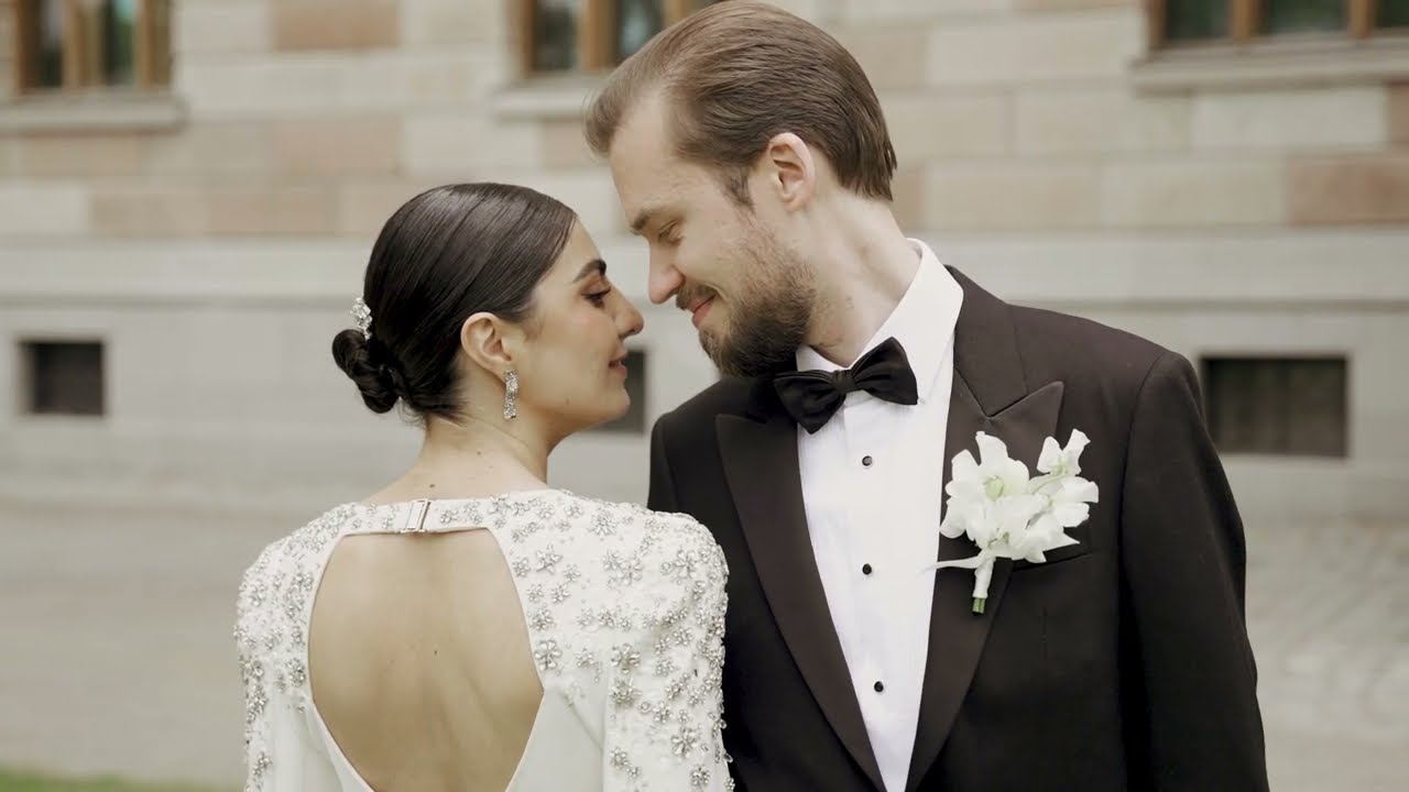 Wedding film at Nationalmuseum in Stockholm